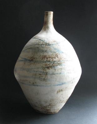 Large White Coil Pot image