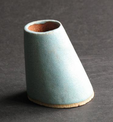 Small 'Newton Blue' Pot. image