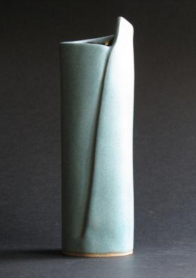 'Newton Blue' Wrap Around Vase. image